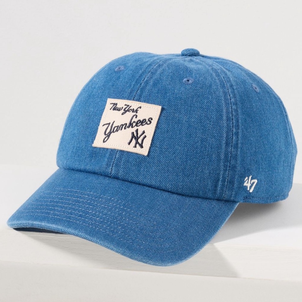 Anthropologie Denim Yankee’s baseball hat
